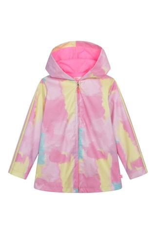 Regenjas Tie and Dye Roze en Geel - Billieblush