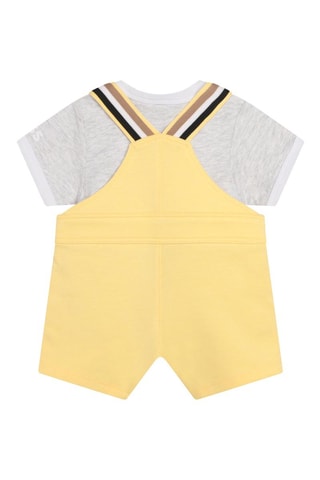 Tuinbroek en T-shirt Geel en Gemêleerd Grijs - Hugo Boss