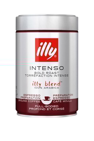 6 boîtes de café moulu Intenso Illy - 250 g