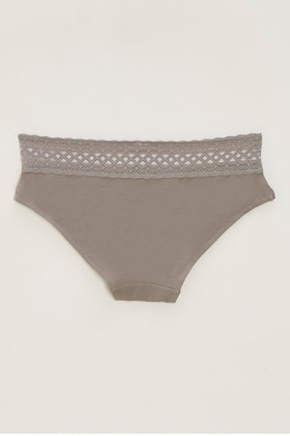 3 culotte Les Cotons Bio - Grigio, nero e bianco - Variance