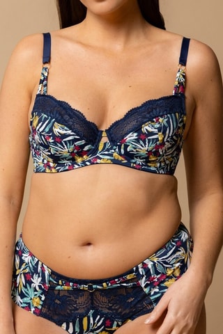 Reggiseno Vanuata - Navy e bianco  - Baisé Volé