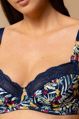 Reggiseno Vanuata - Navy e bianco  - Baisé Volé