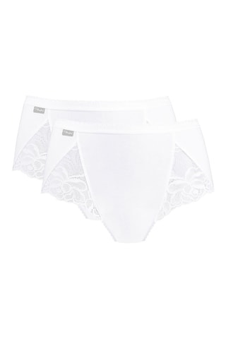 2 slip Coton Féminine - Bianco - Playtex