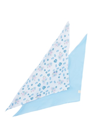 2 bandanas - Ciel et blanc