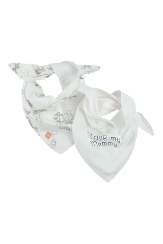 2 bandanas Winnie l'Ourson Disney - Blanc