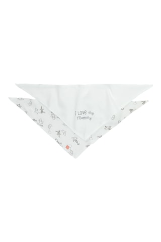 2 bandanas Winnie l'Ourson Disney - Blanc