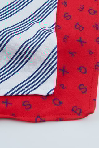 2 bandanas - Rouge et blanc