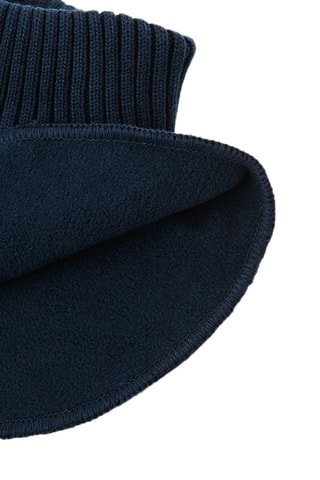 Col plastron - Bleu marine