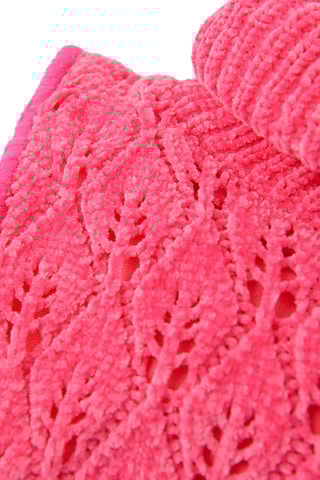 Col plastron - Fuchsia