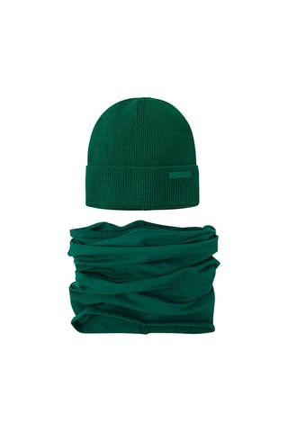 Snood et bonnet - Vert