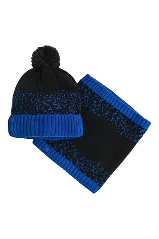 Bonnet et snood - Noir