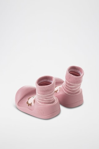 Chaussons-chaussettes - Rose