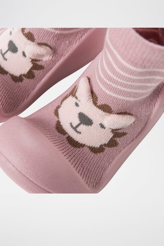 Chaussons-chaussettes - Rose
