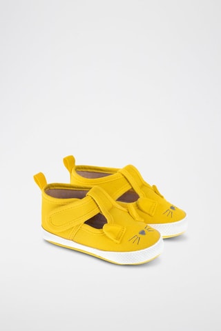 Chaussons à oreilles Jaune