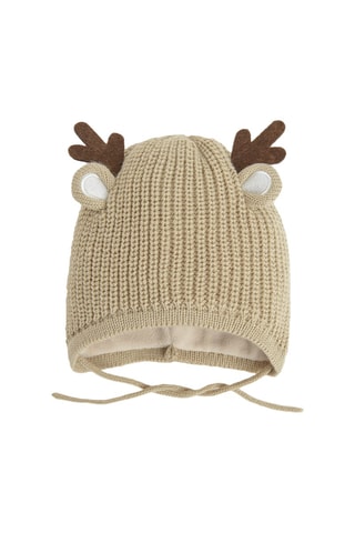 Bonnet à oreilles - Beige