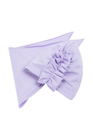 Bonnet et bandana Mauve