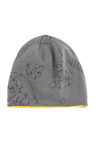 Bonnet réversible Tom et Jerry Jaune