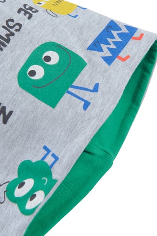 Bonnet réversible - Gris clair chiné