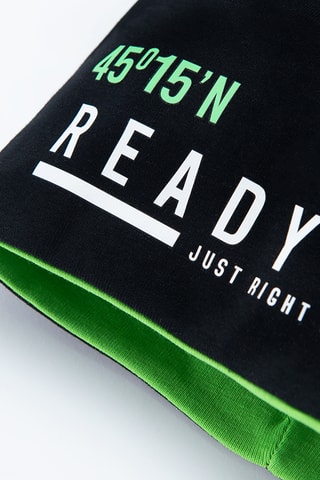 Bonnet réversible - Noir 