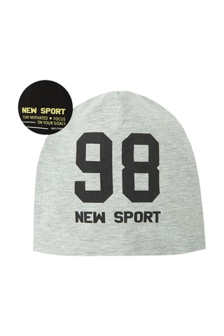 Bonnet réversible - Noir