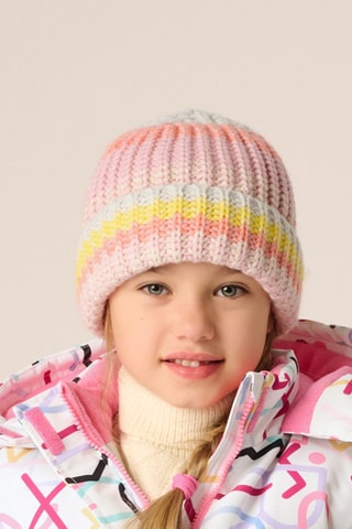 Bonnet dip and dye - Beige et orange