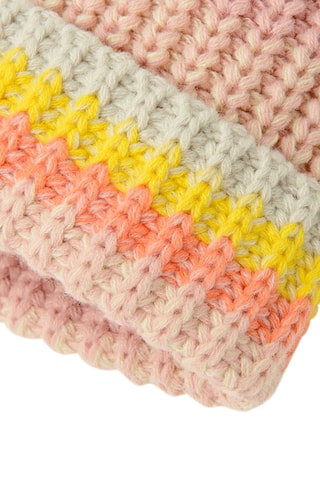 Bonnet dip and dye - Beige et orange