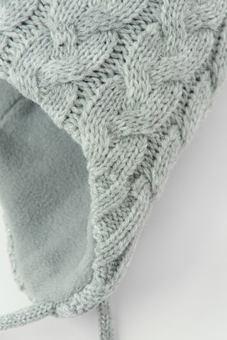 Bonnet à pompon - Gris