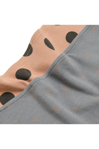 2 bandanas en coton biologique Gris