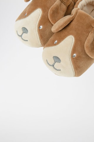 Pantoufles à oreilles - Marron clair
