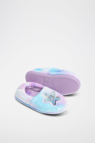 Pantoufles tie and dye - Rose poudré