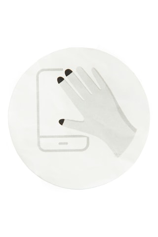 2 paires de gants - Noir et gris chiné