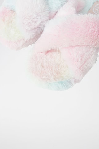 Mules tie and dye - Rose poudré et ciel