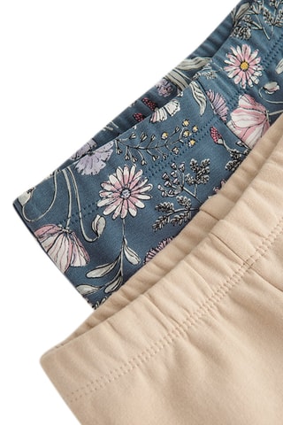 2 joggings - Bleu cobalt et beige