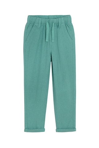 Pantalon en lin - Vert
