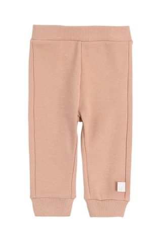 3 joggings en coton biologique - Rose, saumon et vert d’eau