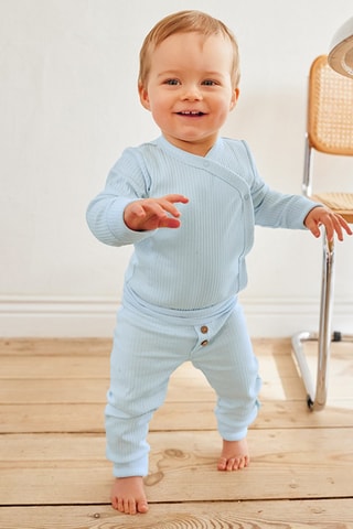 Jogging en coton biologique - Ciel