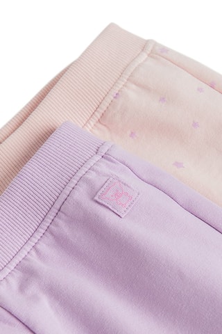 2 joggings - Rose et mauve