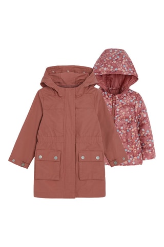 Parka 2-en-1 - Vieux rose