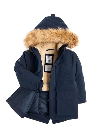 Parka à capuche - Bleu marine
