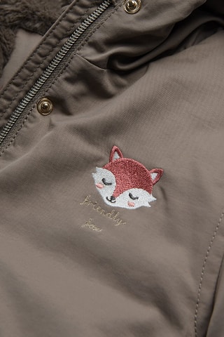 Parka à capuche - Taupe