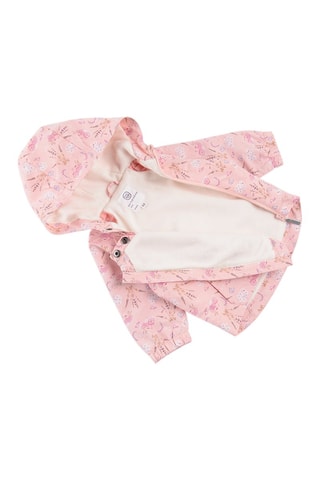 Parka à capuche Saumon