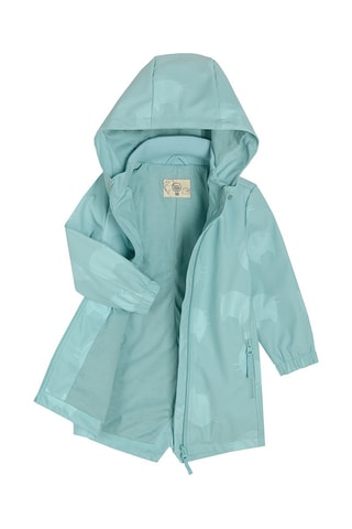 Parka à capuche - Turquoise