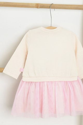 Robe trompe-l’œil - Ecru