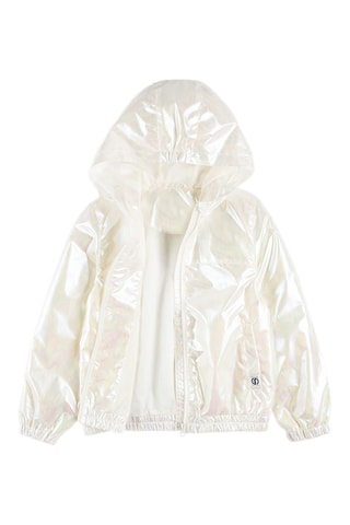 Coupe-vent à capuche - Ecru