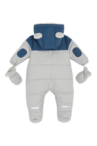 Combipilote à capuche - Gris clair