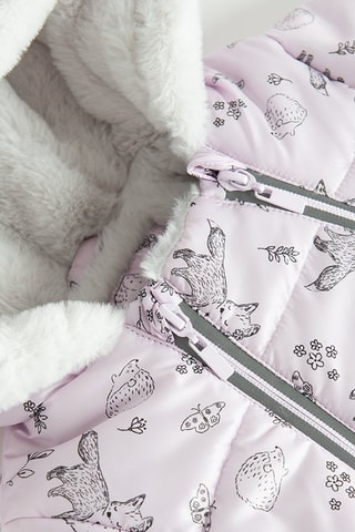 Combipilote à capuche - Rose