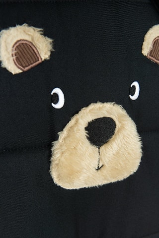 Combipilote à capuche - Noir