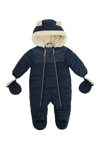 Combipilote à capuche - Bleu marine