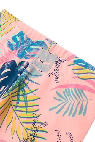 Legging Rose et bleu