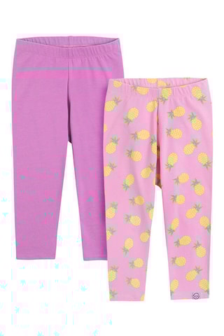 2 leggings - Rose